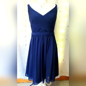 David's Bridal navy blue  dress